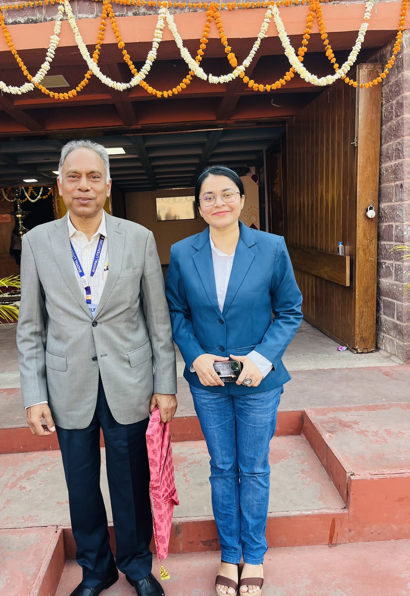 With Mr. Dilip Sinha India’s former ambassador to the United Nations in Geneva